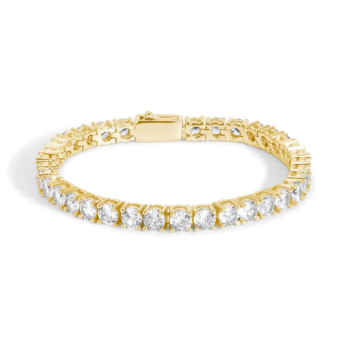 Belamol® Moissanite Round Cut Tennis Chain Bracelet