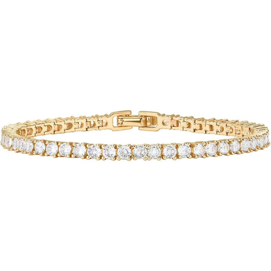 Belamol® Moissanite Round Cut Lumière Bracelet