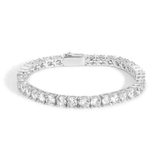 Belamol® Moissanite Round Cut Tennis Chain Bracelet